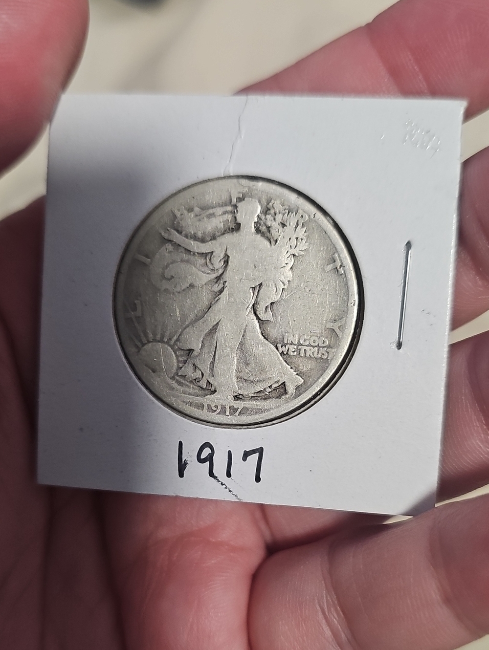 1917 Walking Liberty Half Dollar - Silver Coin